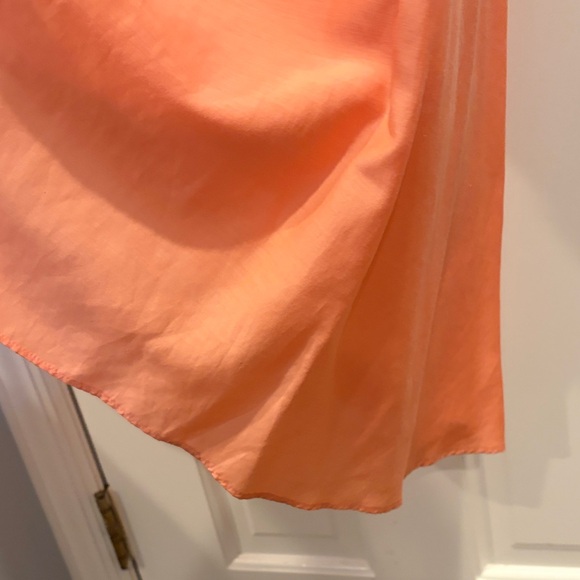 Miguelina Peach and Ivory Maxi Dress - Picture 5 of 14